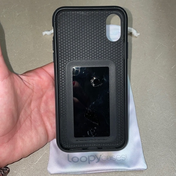 iPhone X/Xs midnight leopard loopy case - Picture 2 of 2